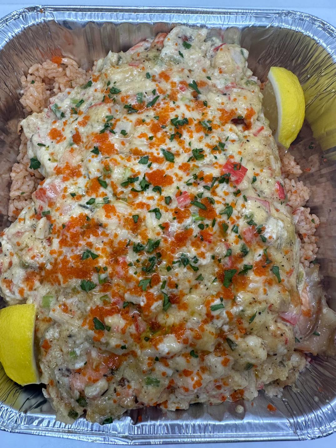 Baked Salmon Overload