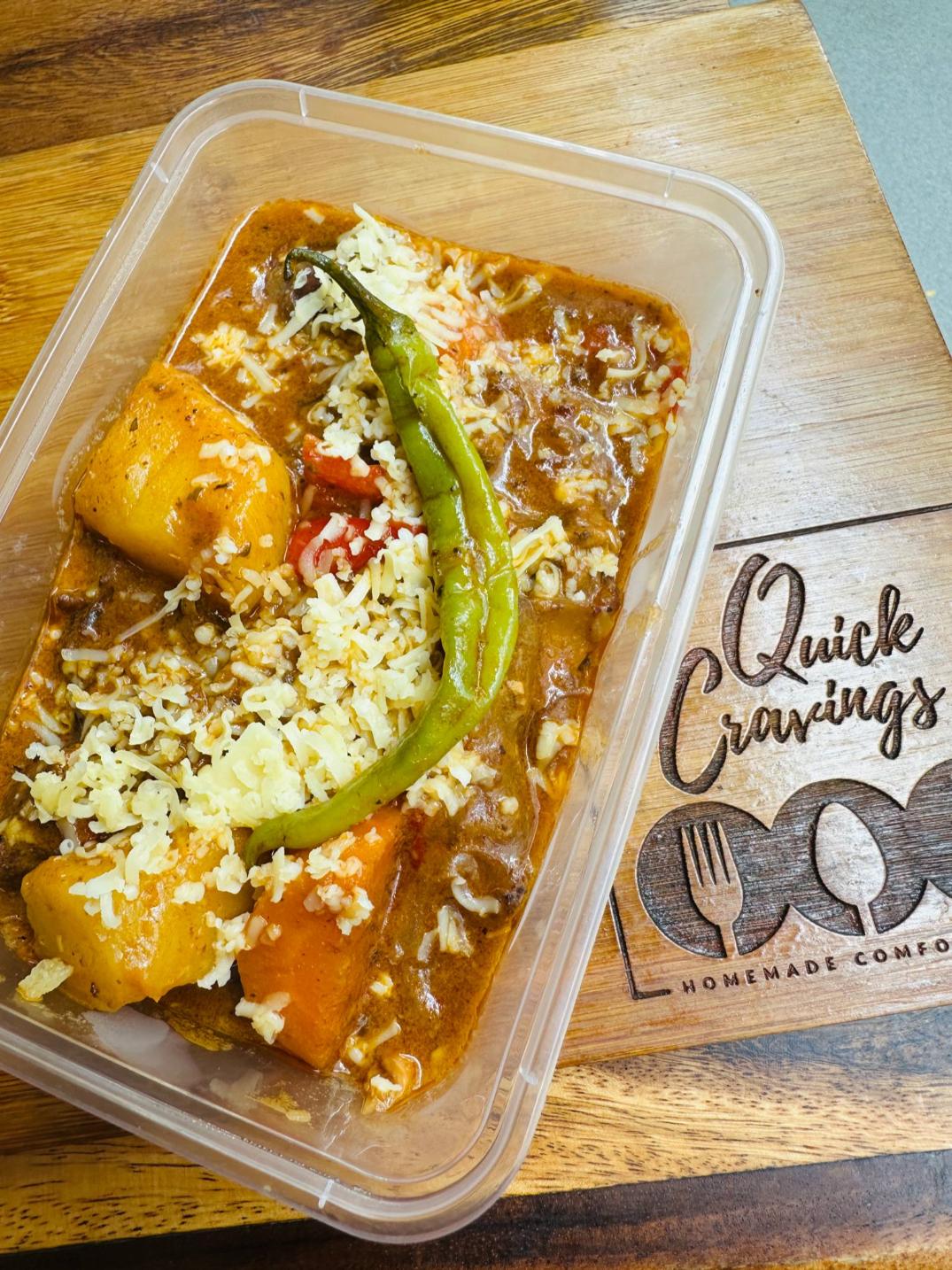 Cheesy Beef Caldereta