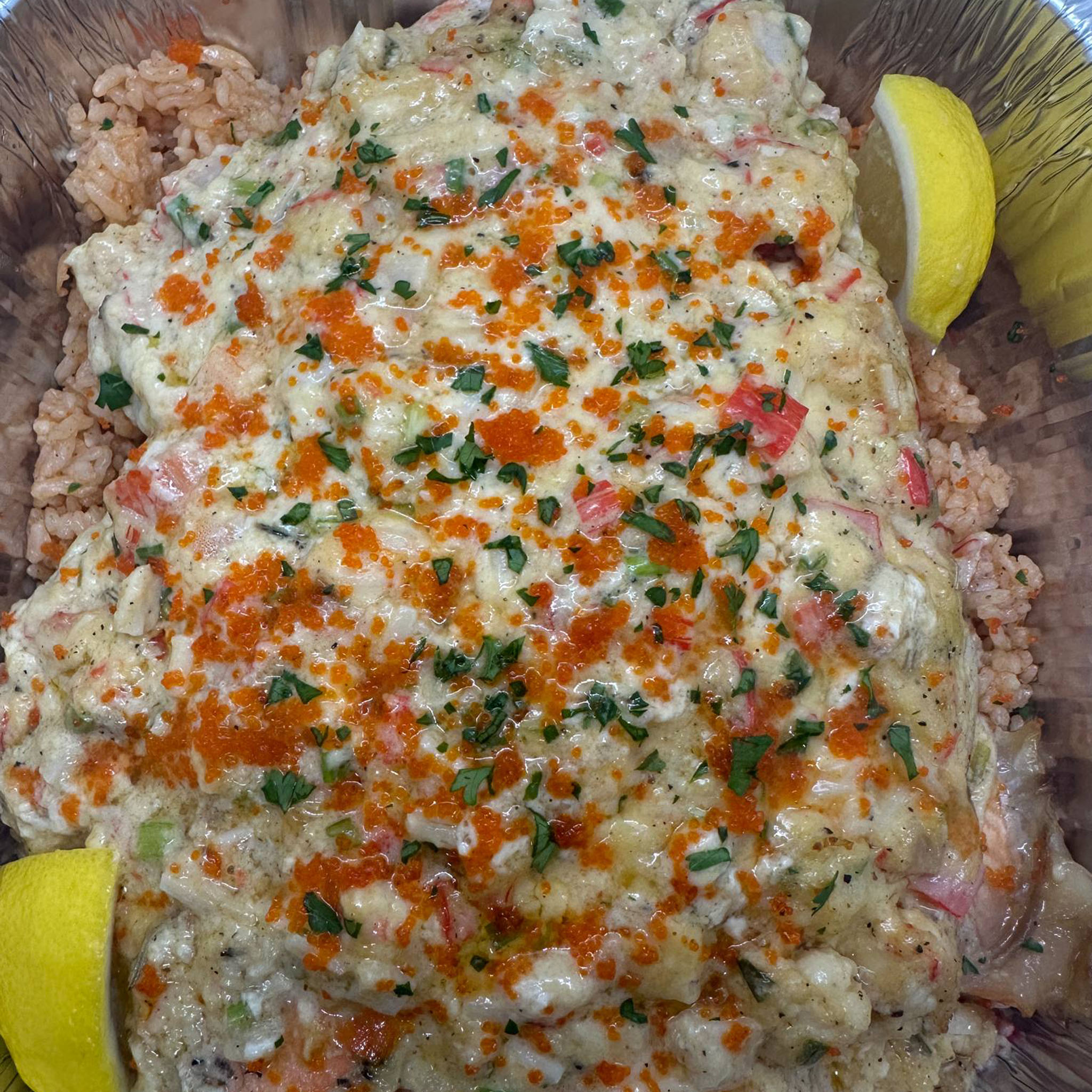 Baked Salmon Overload